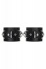Anonymo handcuffs, PU leather, black